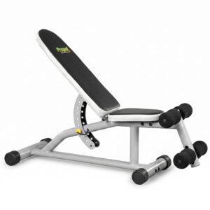 Propel FitnessOne CB94 Commercial Grade Multi-Purpose Heavy Duty Exercise Gym Bench | Flat, Incline & Decline [FID] Home Bench | 10-Levels Adjustable Full-Body Home Workout Bench | Strength Training|